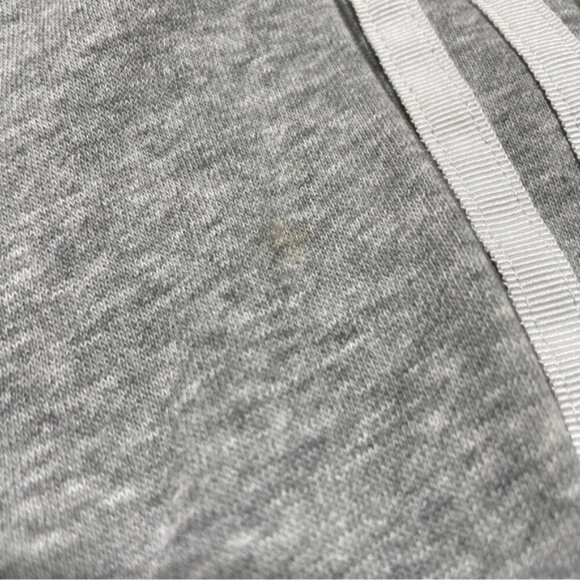 Adidas Sweatpants Gray White Stripes Women's Small Slim Fit - Picture 5 of 7
